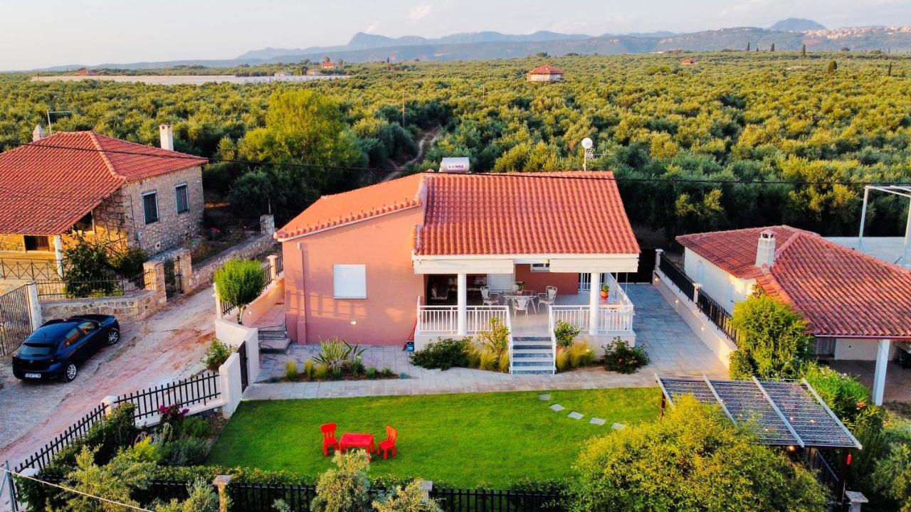 Agrothi Guest House Marathopoli Bagian luar foto