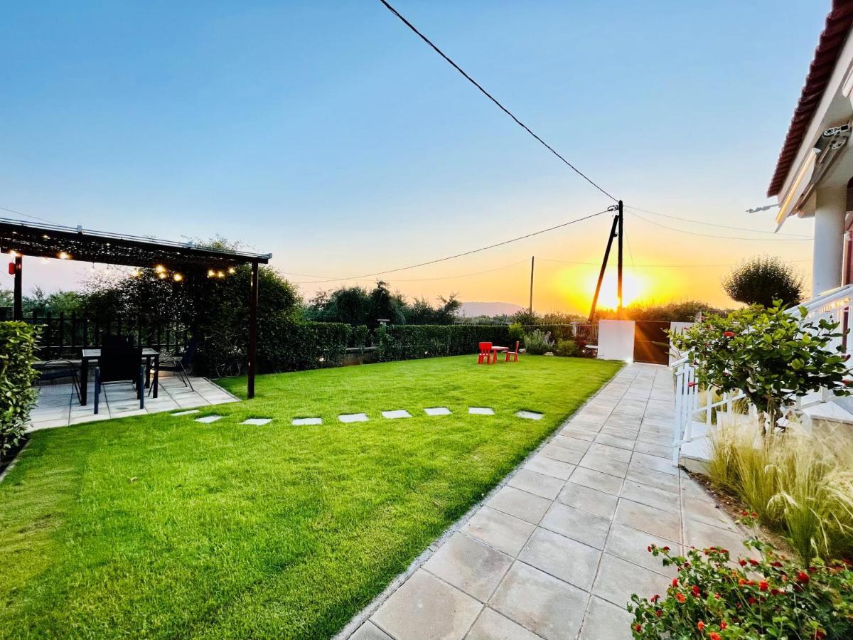 Agrothi Guest House Marathopoli Bagian luar foto