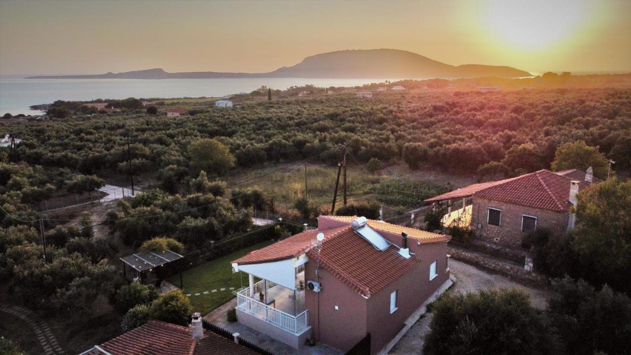 Agrothi Guest House Marathopoli Bagian luar foto